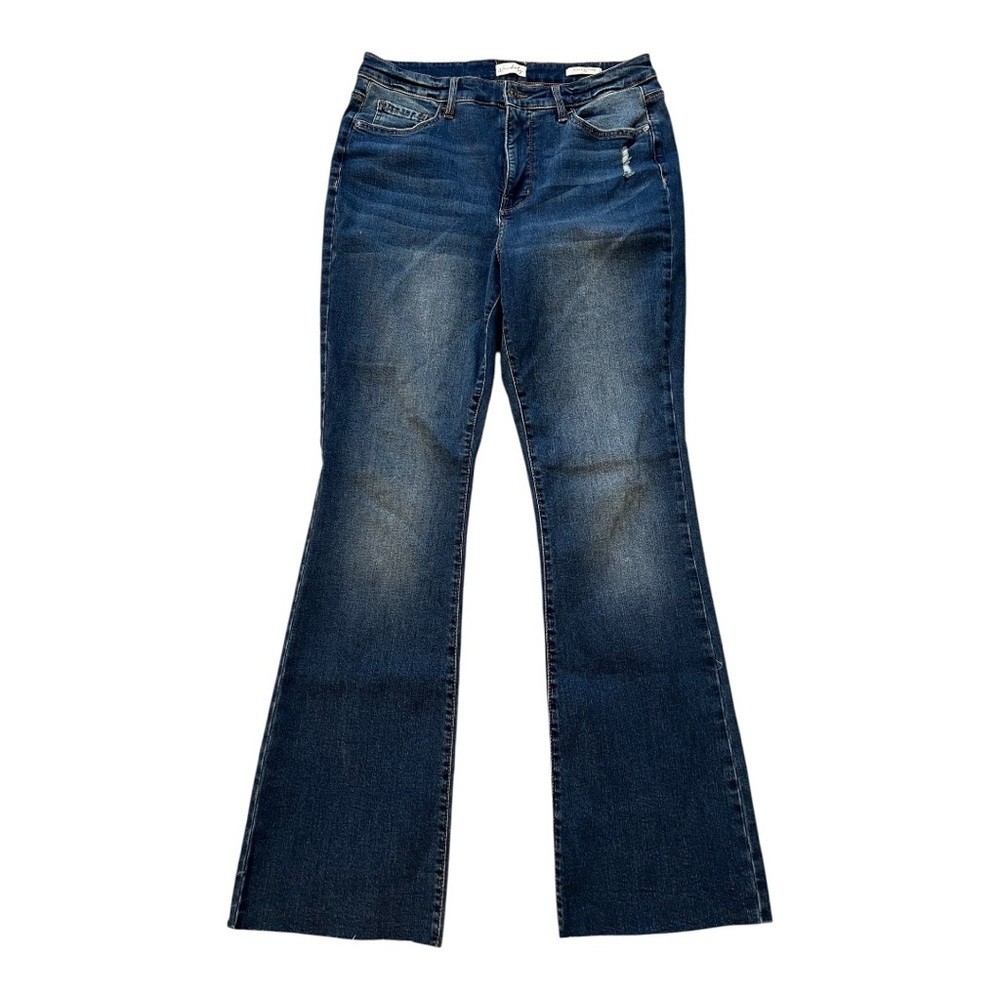 Wonderly Women's High Rise Flare Jeans- 12R